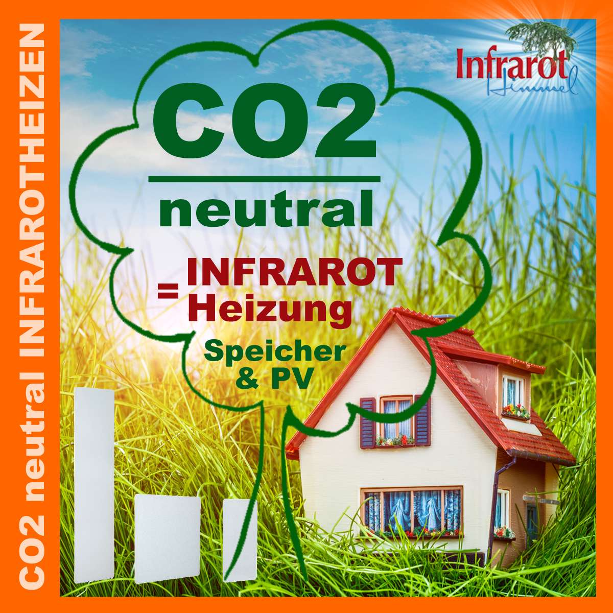 Infrarothimmel CO2 neutral Heizen – Manokin