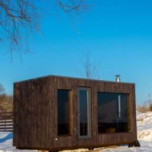 Gartensauna Stretch Ansicht von link
