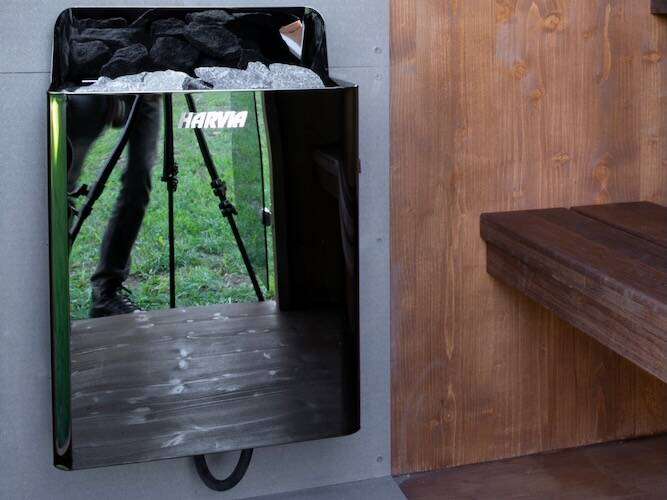 Gartensauna Therma Serie Harvia The Wall Elektrosaunaofen