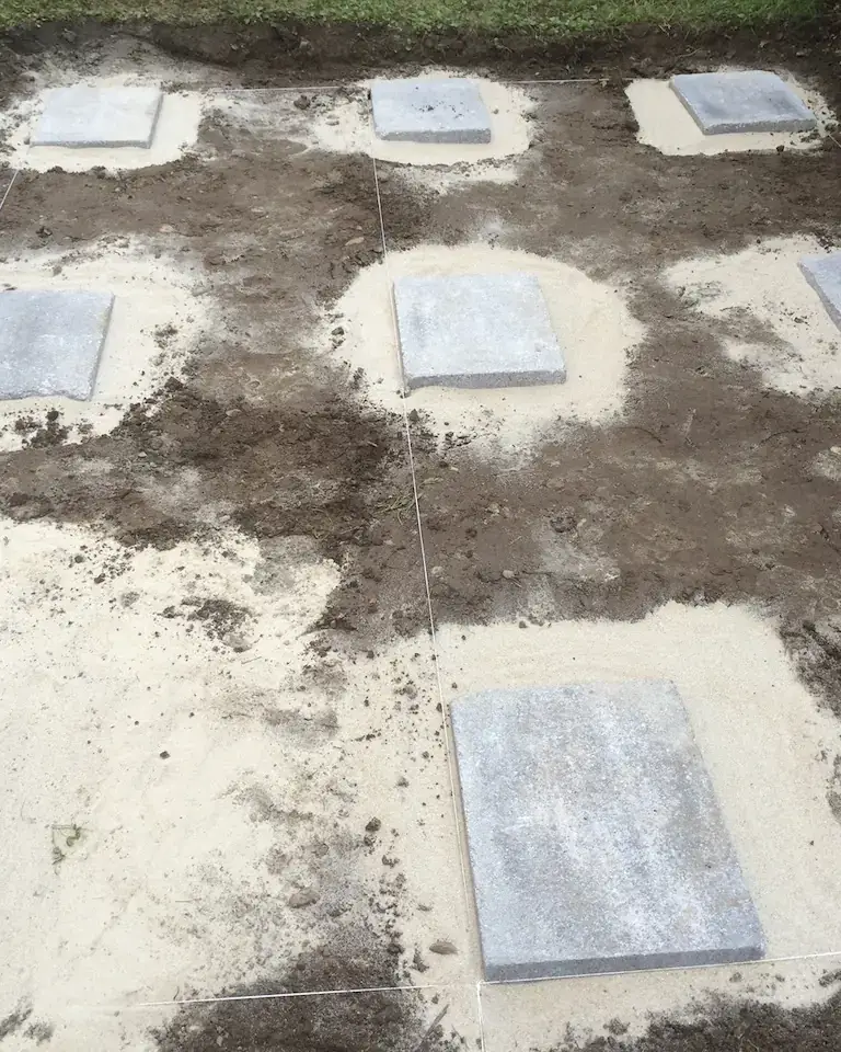 Gartensauna Betonfundament Armierung