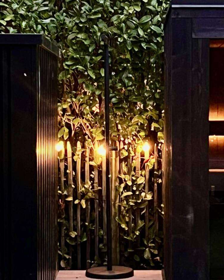 Kleine Gartensauna Micro Stimmungsbeleuchtung