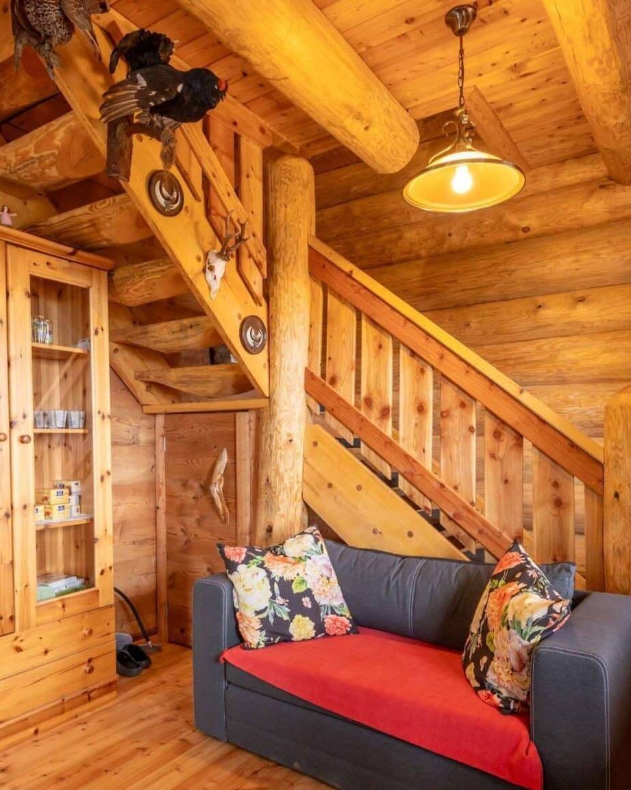 Naturstammhaus Jagdhaus Stiege