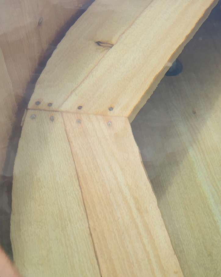 Badefass Hot Tub heimische Lärche Innensitzbank