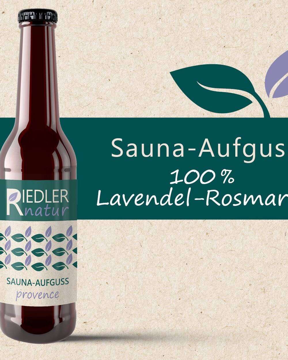 Sauna Aufguss Riedler Natur Lavendel Rosmarin