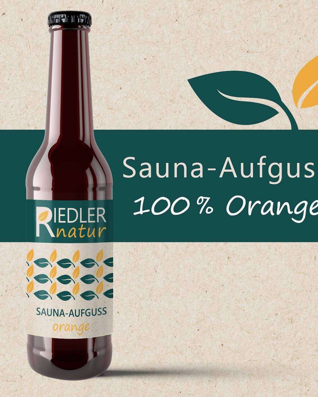Sauna Aufguss Riedler Natur Orange