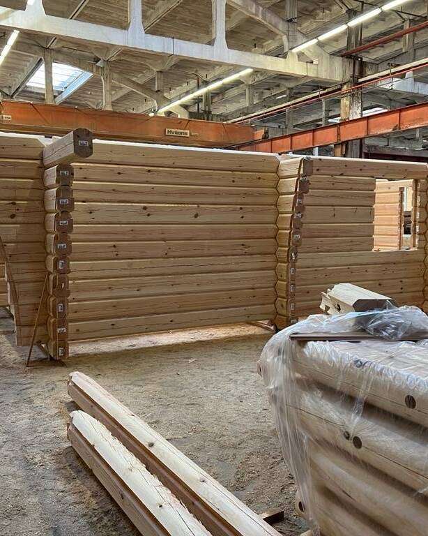 Blockhaus Manokin oberes Geschoss Fabrik