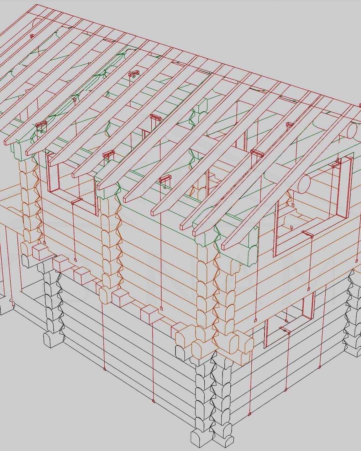 Ekonams Bauplan 3D Modell