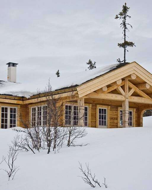 Holzblockhaus Naturstammhaus