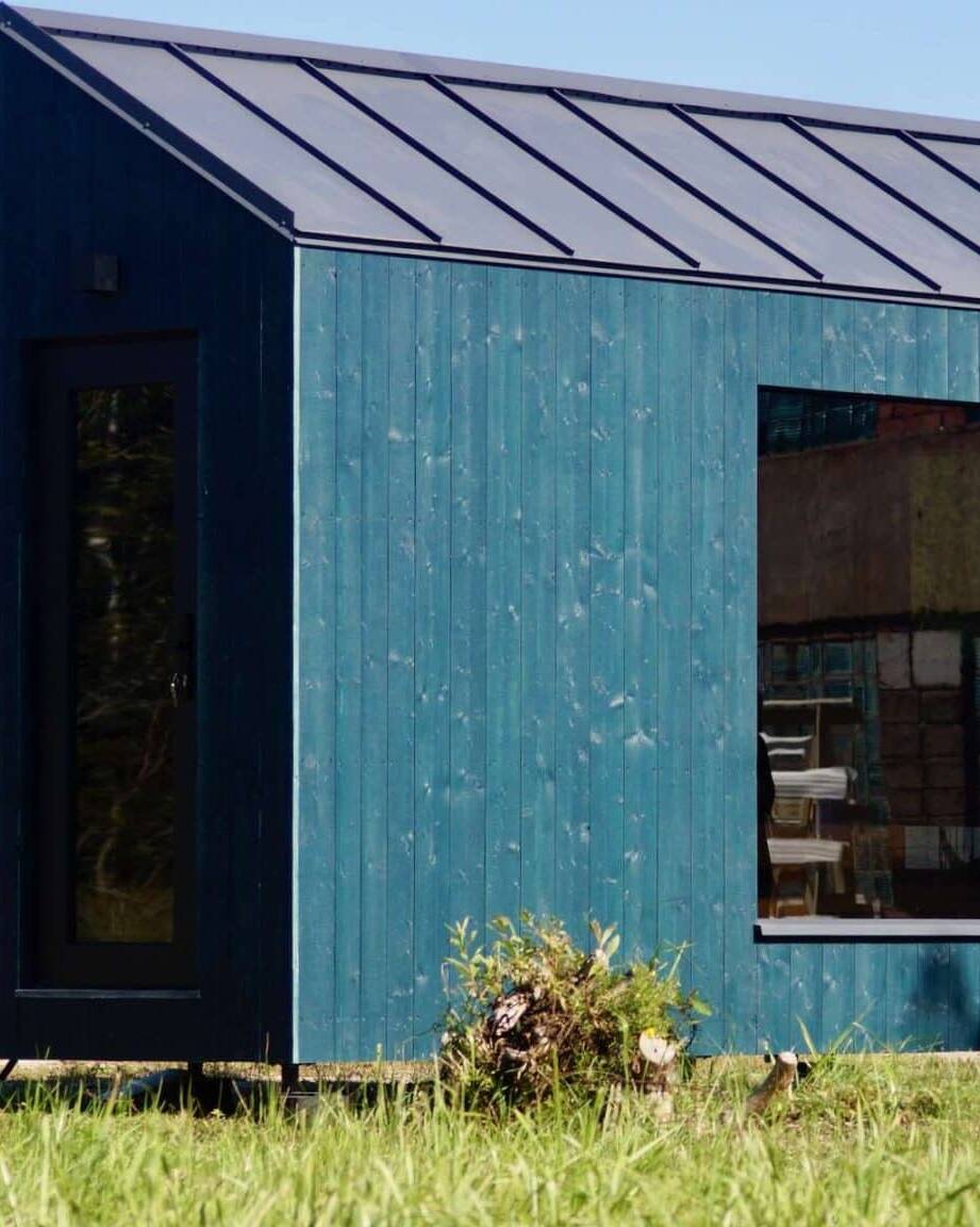 Gartensauna Entscheidung: Grosse mit Vorraum Panoramafenster 2,84 m lang