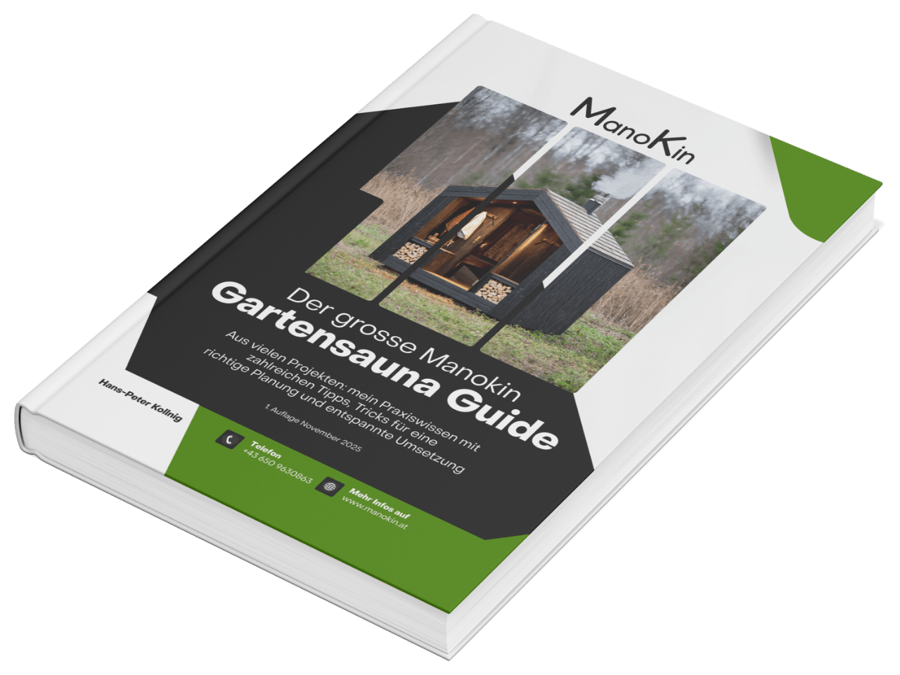 Manokin Gartensauna Guide Buchcover – ManoKin Manokin Gartensauna Guide Buchcover