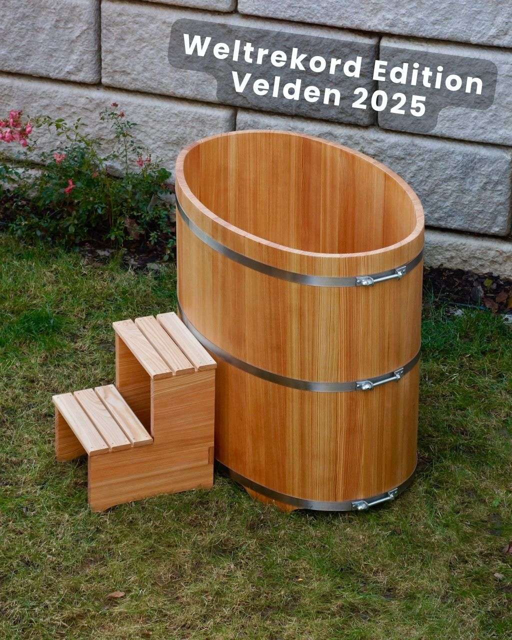 Sauna Tauchbecken aus Holz - Weltrekord Edition Feld 2025