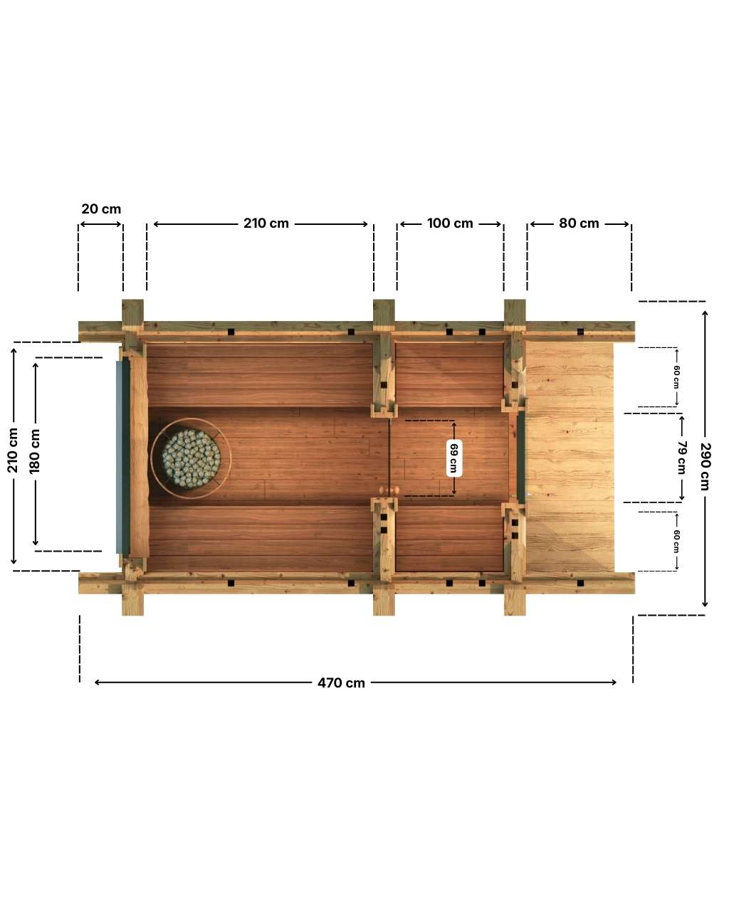 Boreana 47VV Grundriss