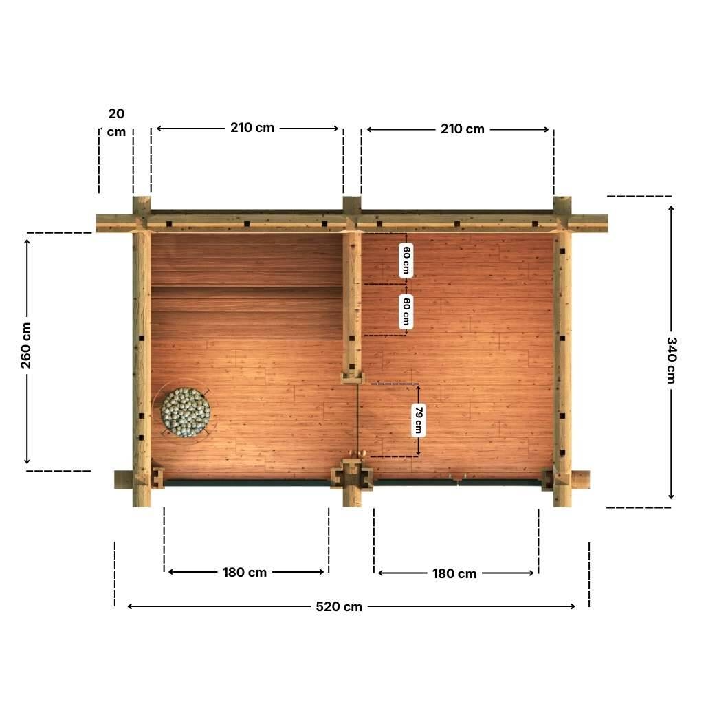 Boreana 50SV Grundriss