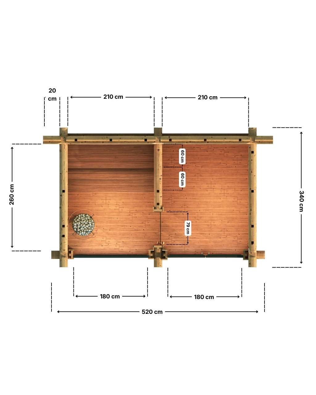 Boreana 50SV Grundriss