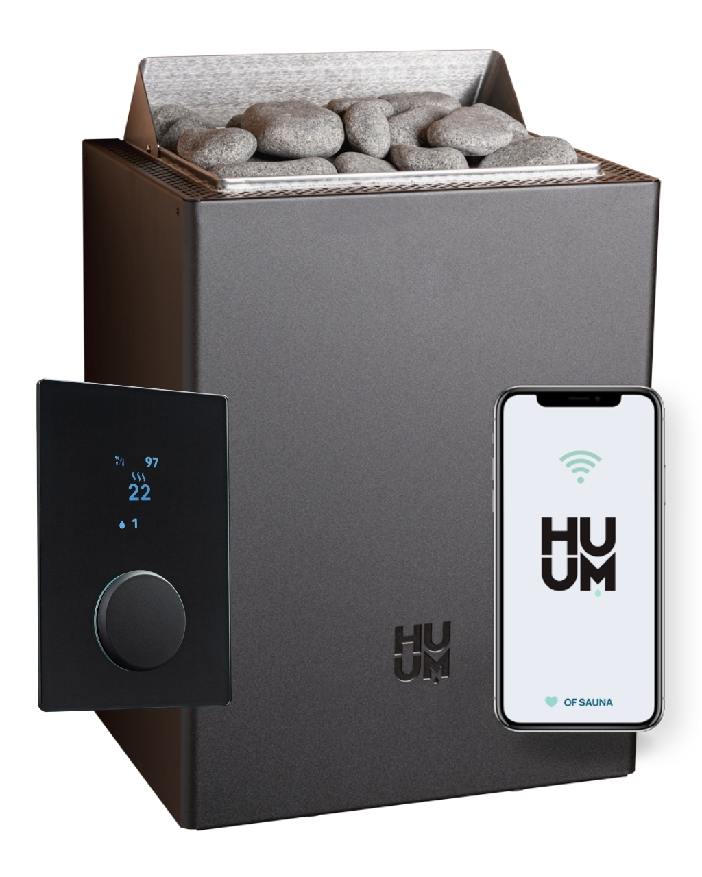 Huum Core Wall mit UKU 4.2 WiFi – ManoKin Huum Core Wall mit UKU 4.2 WiFi