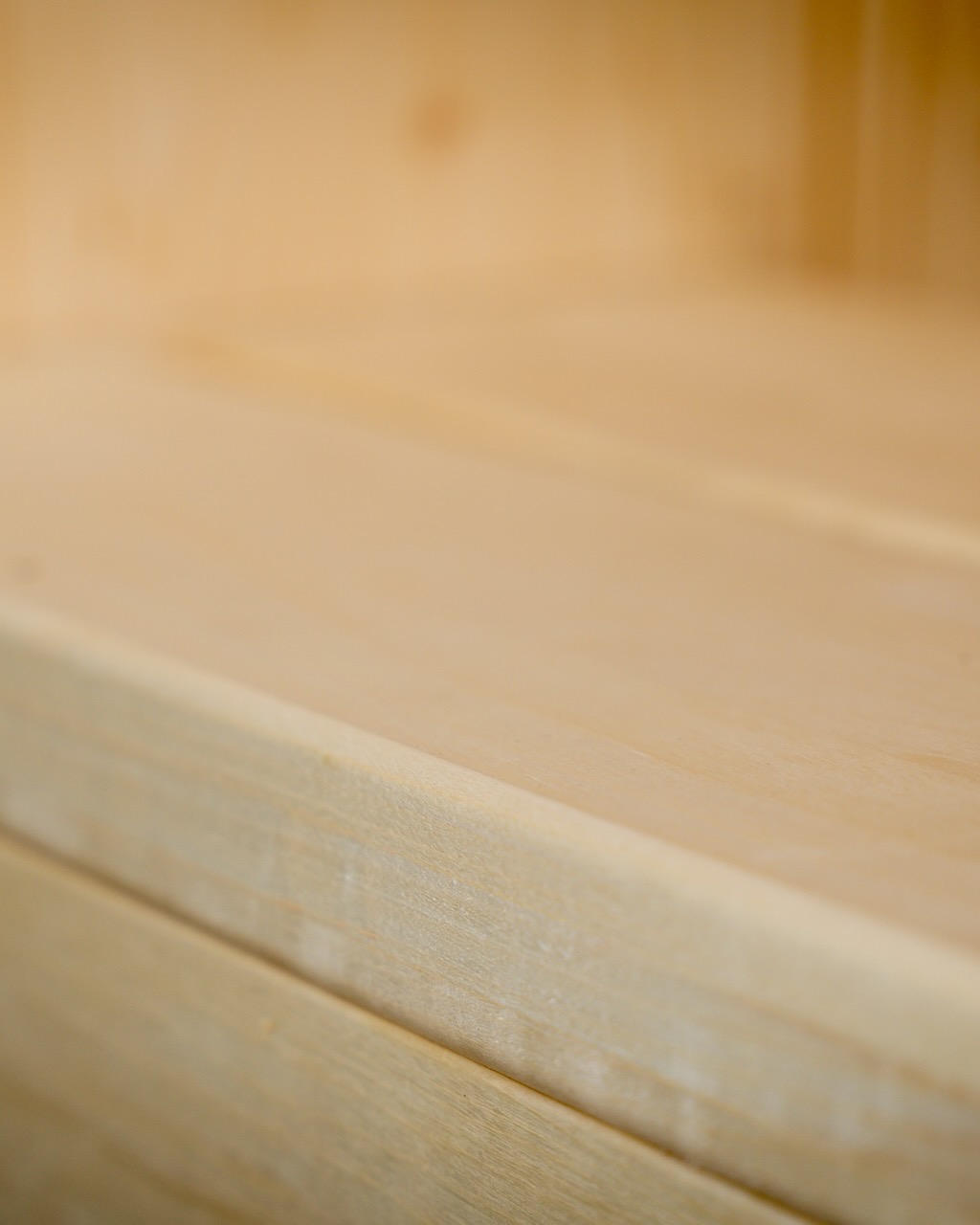 Mini Sauna Baenke und Ruecklehne aus Thermo Espenholz – ManoKin Mini Sauna Bänke und Rücklehne aus Thermo Espenholz