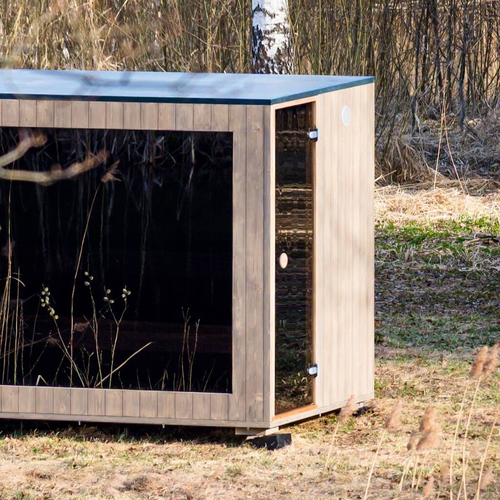 Therma M Gartensauna selber bauen in außergewöhnlichem Design
