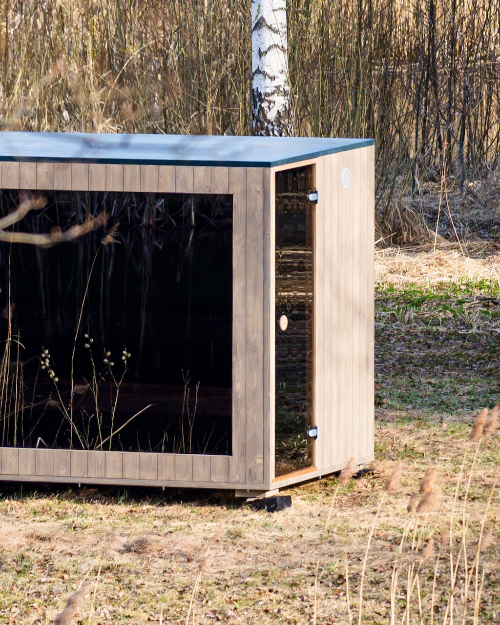 Therma M Gartensauna selber bauen in aussergewoehnlichem Design – ManoKin Therma M Gartensauna selber bauen in außergewöhnlichem Design