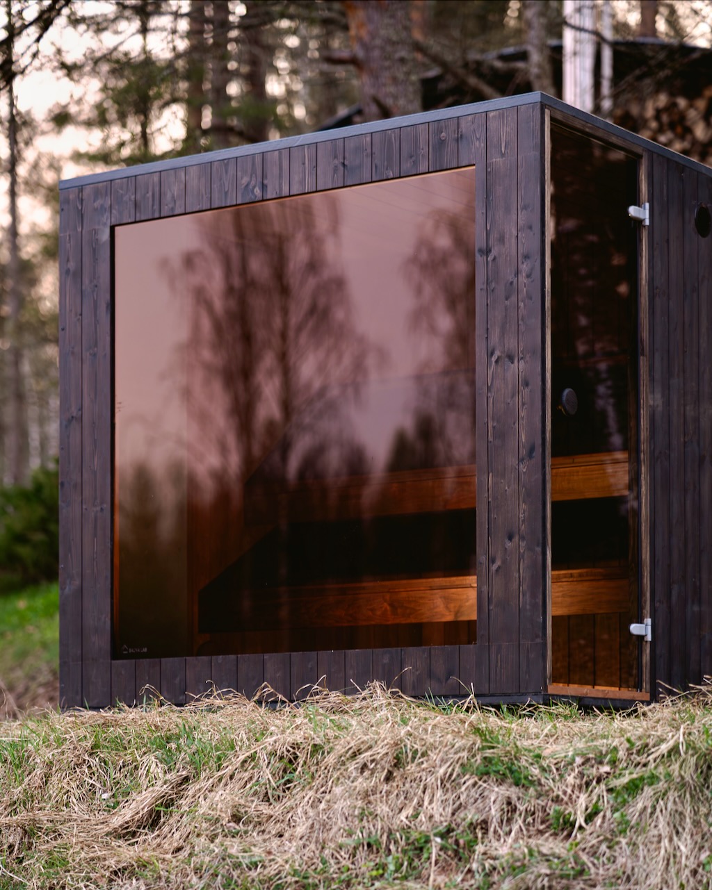 Therma Premium M stylisher Sauna Bausatz – ManoKin Therma Premium M stylisher Sauna Bausatz